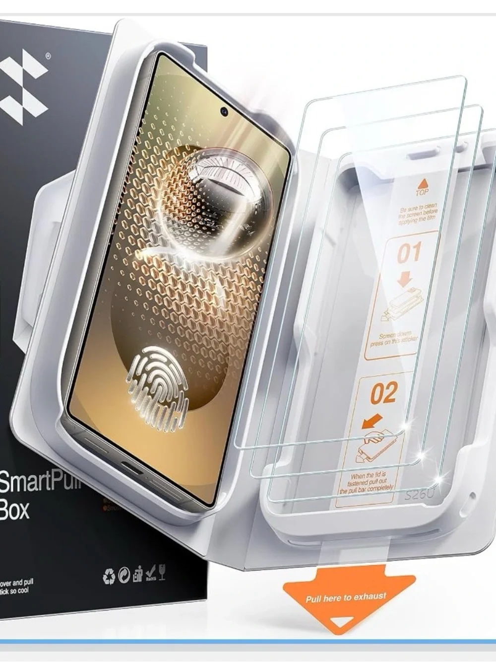 Tempered Glass Screen Protector for Samsung Galaxy S25 Ultra - Clear (3 Pack)